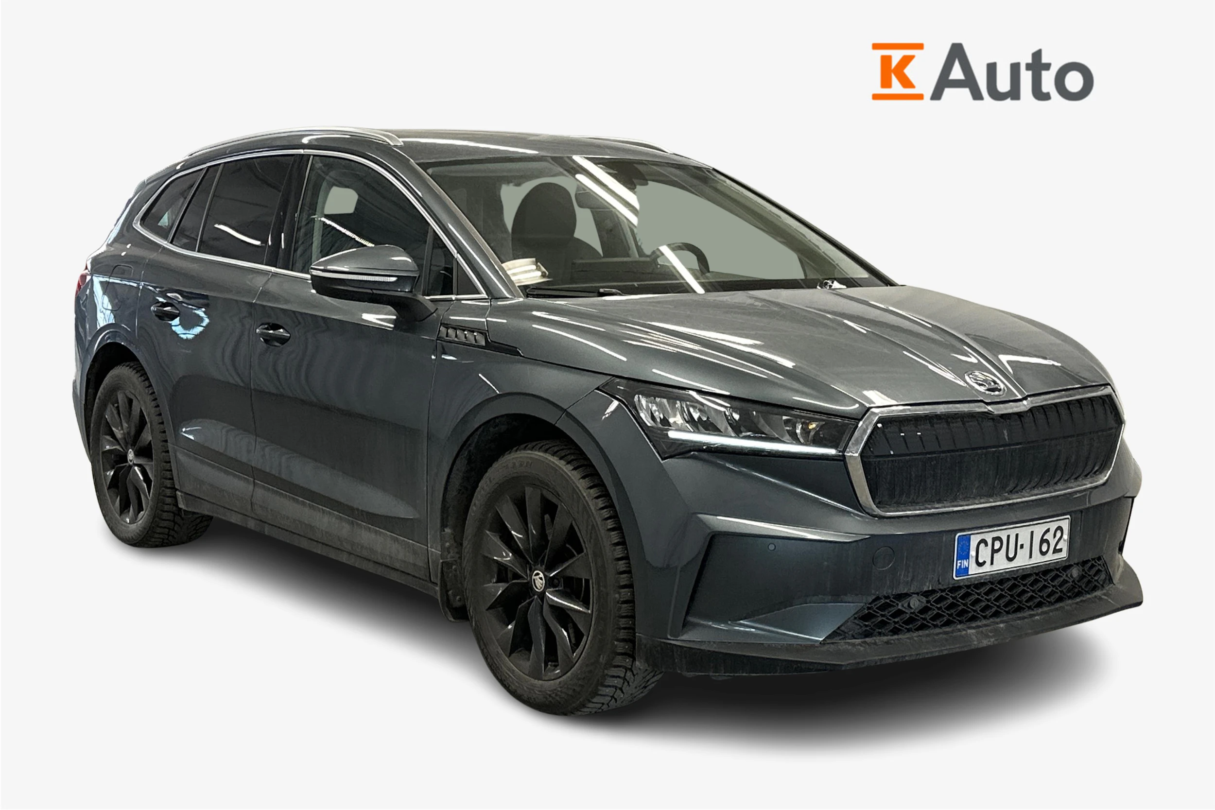 harmaa Skoda Enyaq 2022 kuva 1.