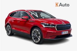 met. punainen Skoda Enyaq 2022 kuva 1.