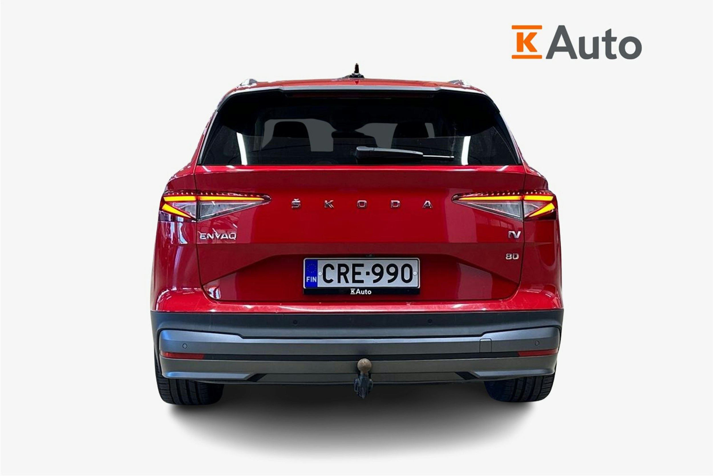 met. punainen Skoda Enyaq 2022 kuva 3.