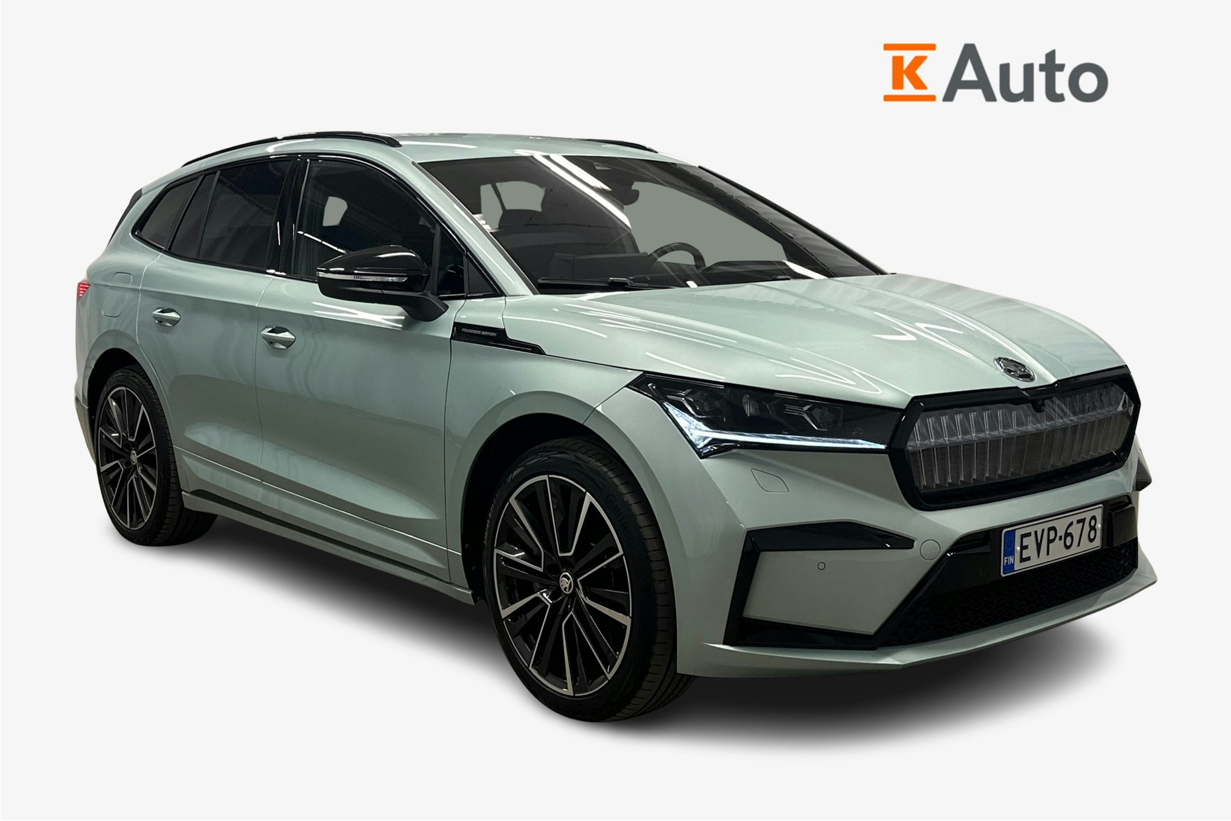harmaa Skoda Enyaq 2022 kuva 1.