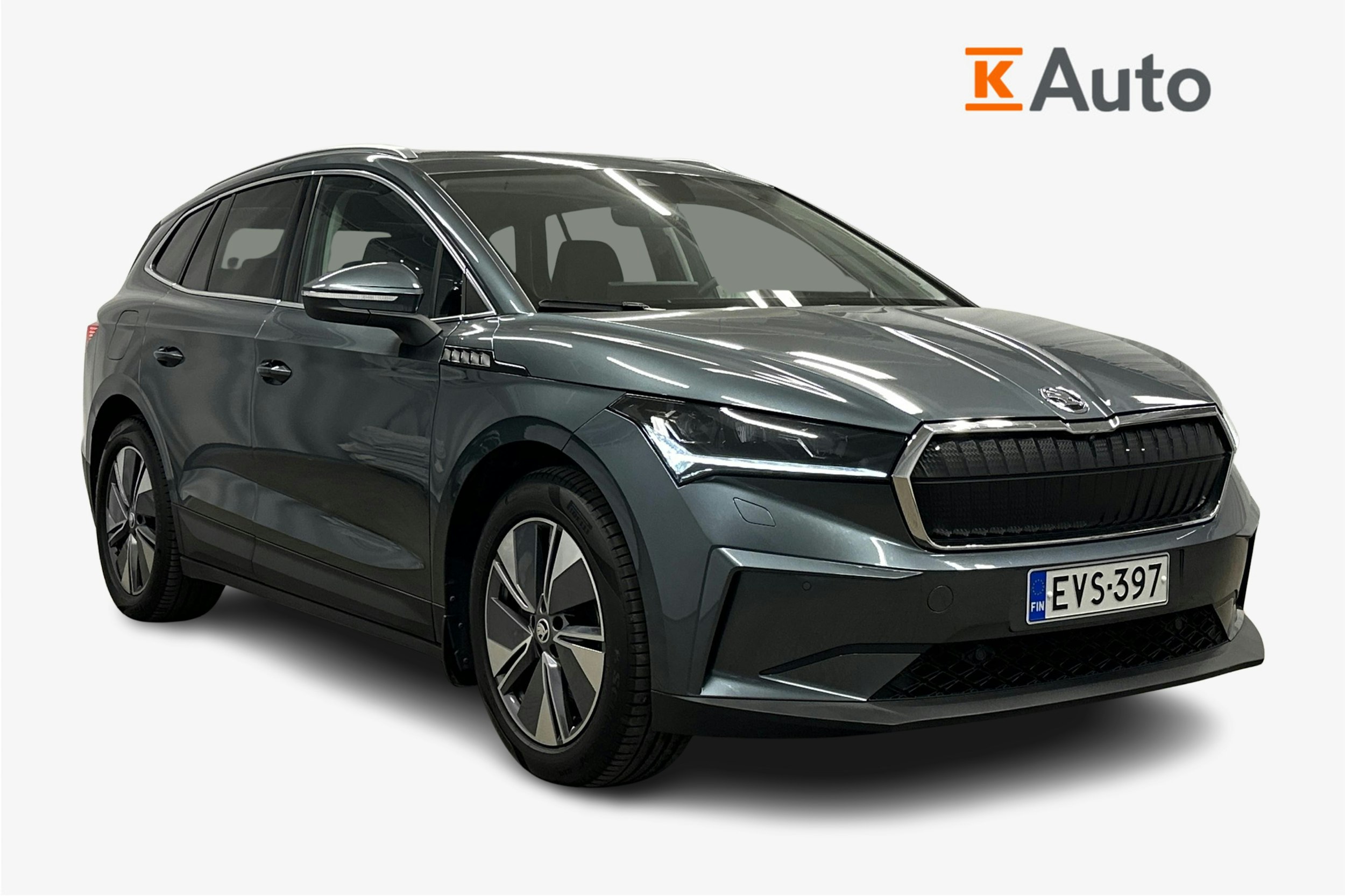 harmaa Skoda Enyaq 2022 kuva 1.