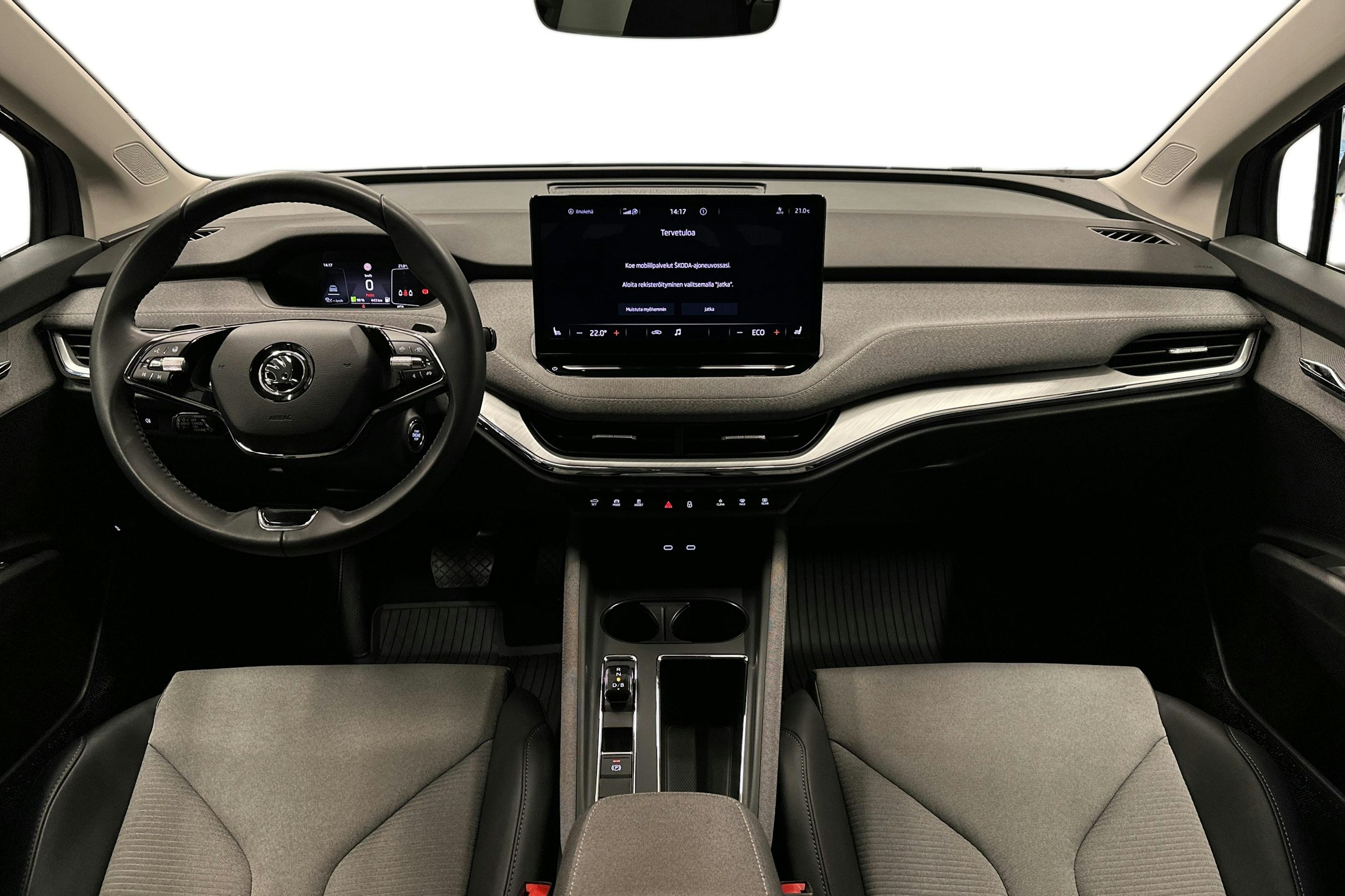 harmaa Skoda Enyaq 2022 kuva 9.