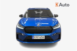 sininen Skoda Enyaq 2022 kuva 5.