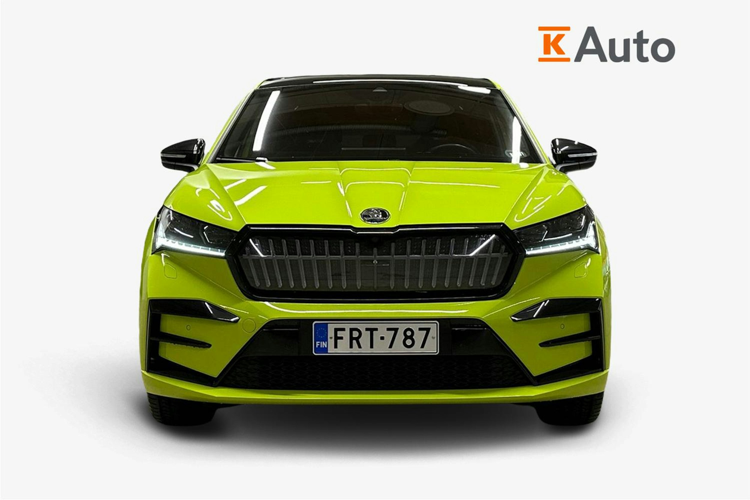 vihreä Skoda Enyaq 2022 kuva 4.