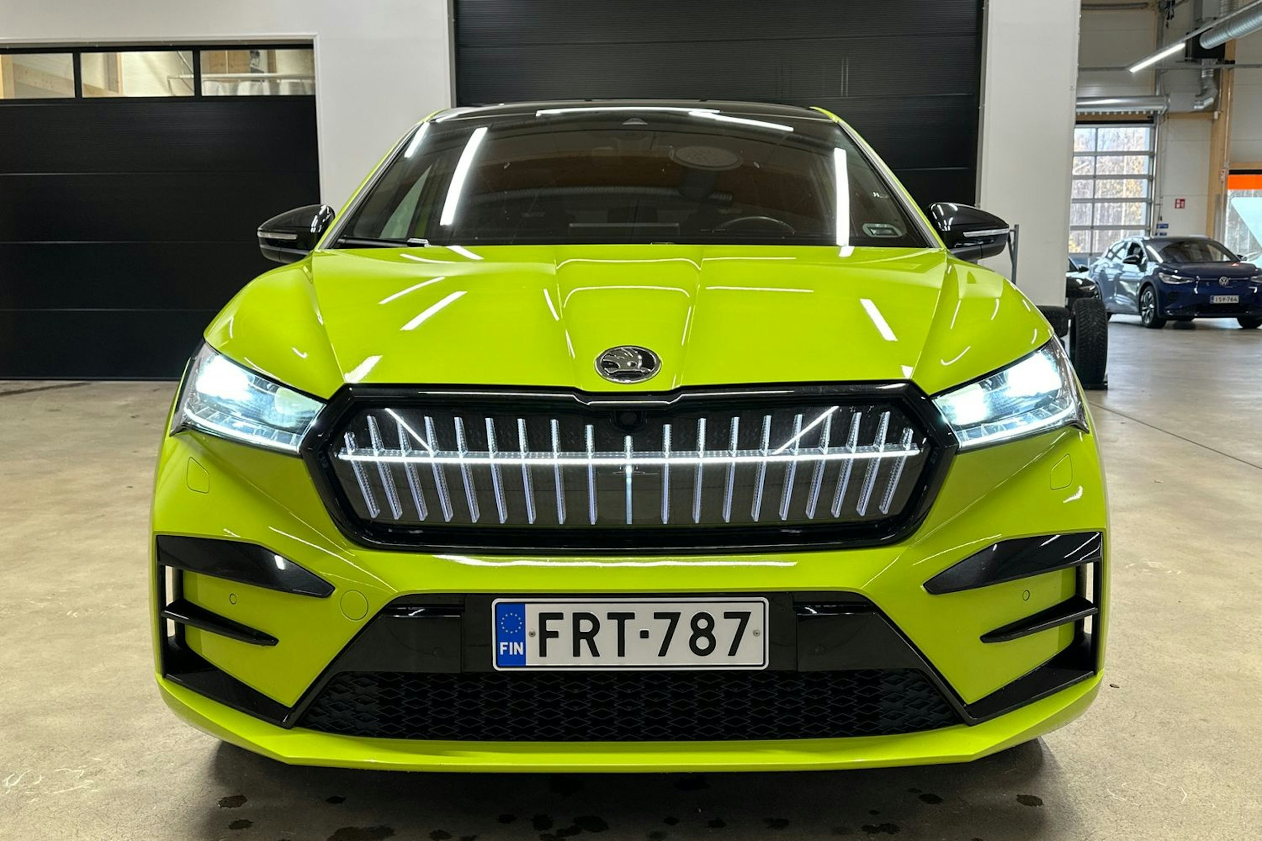 vihreä Skoda Enyaq 2022 kuva 33.