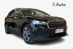 Musta Skoda Enyaq 2022 kuva 1.