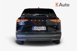 Musta Skoda Enyaq 2022 kuva 3.