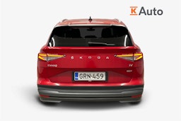 punainen Skoda Enyaq 2022 kuva 3.