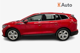 punainen Skoda Enyaq 2022 kuva 6.