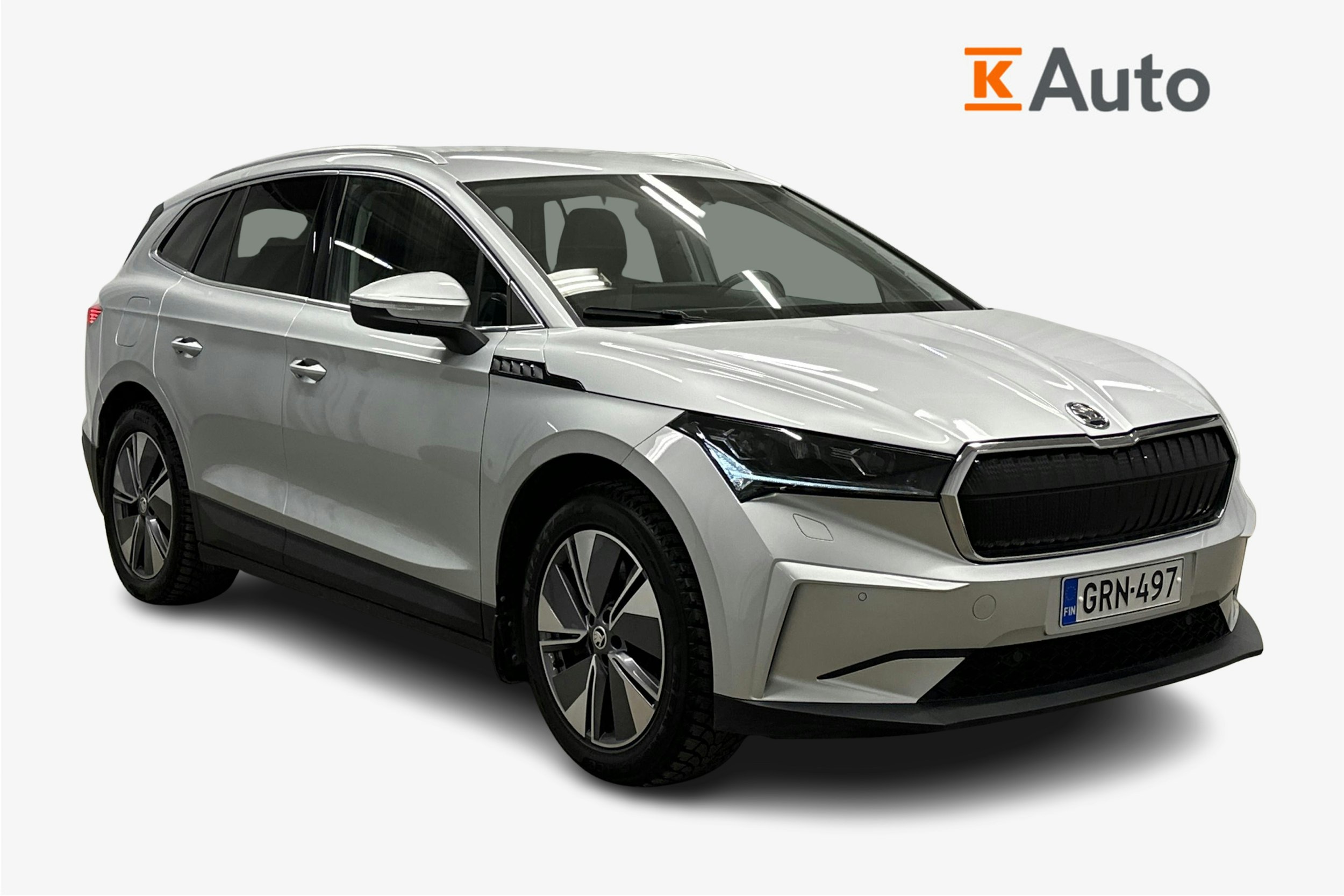 harmaa Skoda Enyaq 2022 kuva 1.