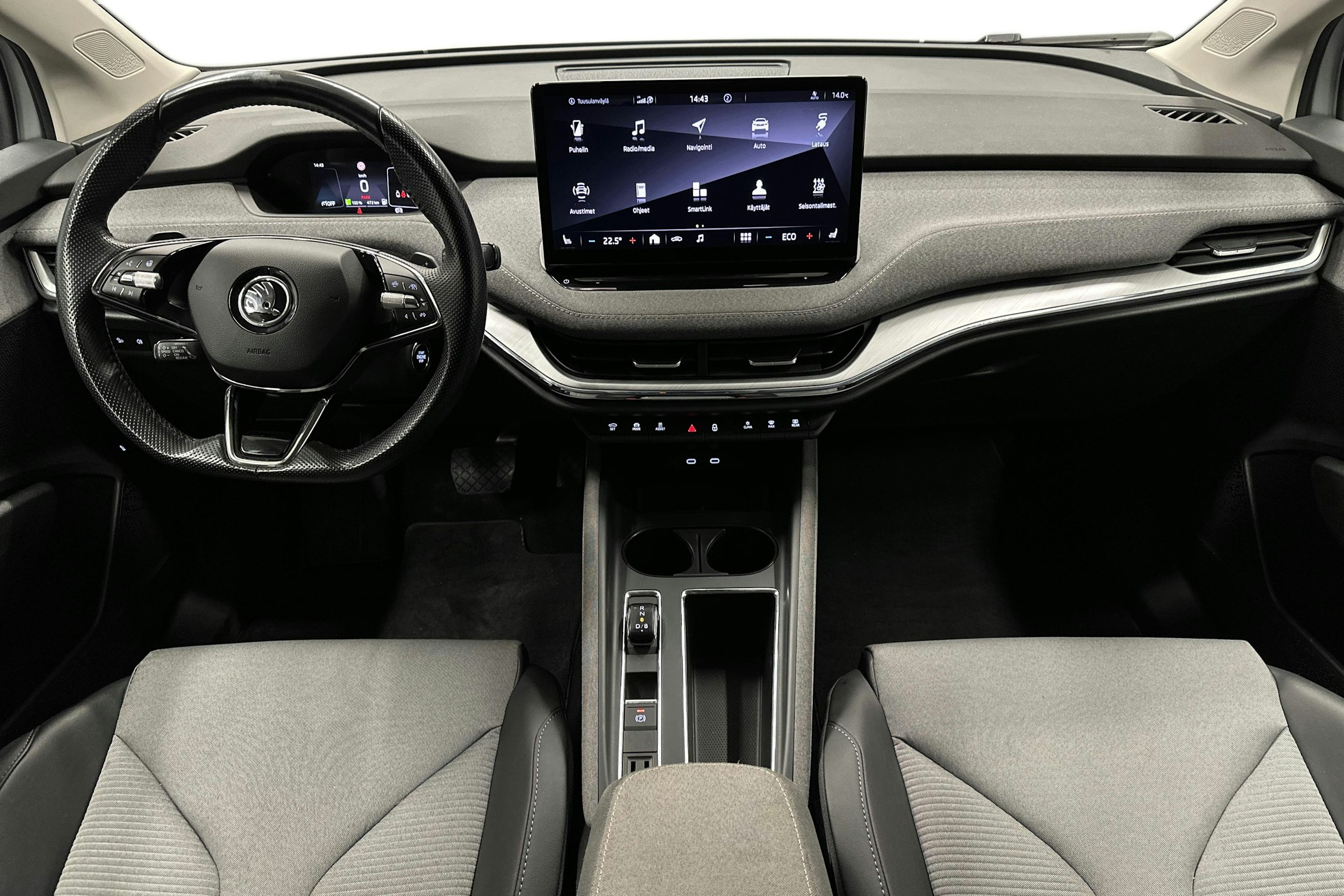 harmaa Skoda Enyaq 2022 kuva 9.