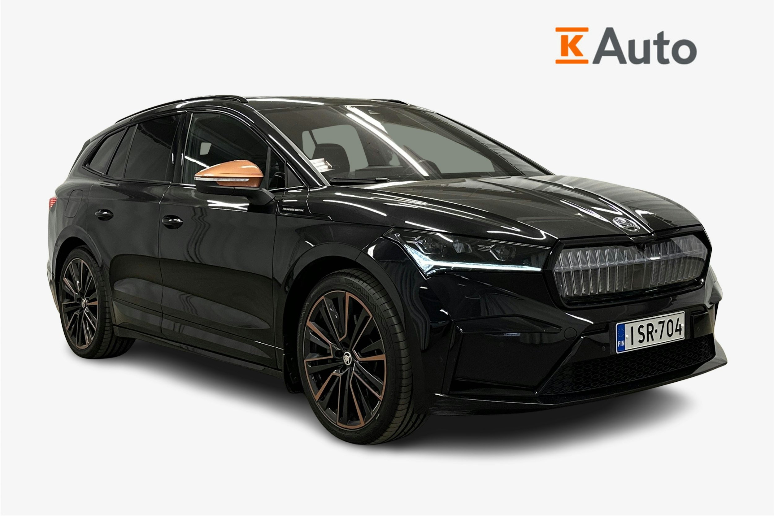 musta Skoda Enyaq 2022 kuva 1.