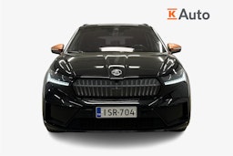 musta Skoda Enyaq 2022 kuva 4.