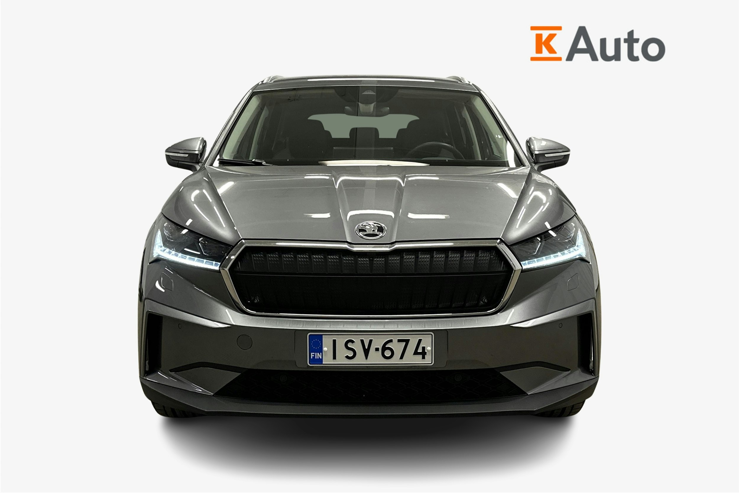 harmaa Skoda Enyaq 2022 kuva 5.