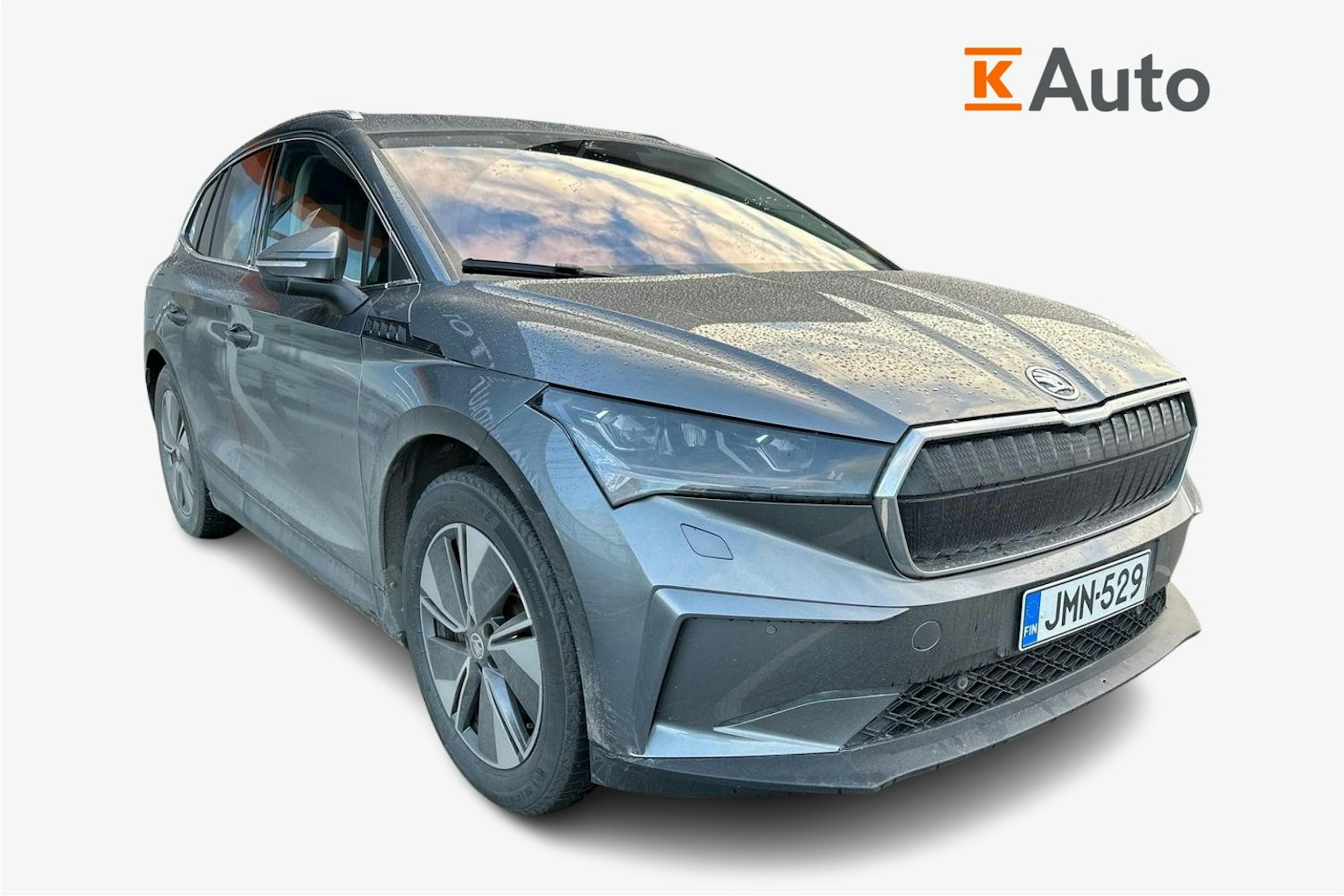 harmaa Skoda Enyaq 2022 kuva 1.
