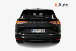 musta Skoda Enyaq 2022 kuva 3.