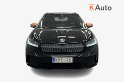 musta Skoda Enyaq 2022 kuva 4.