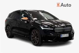 musta Skoda Enyaq 2022 kuva 1.