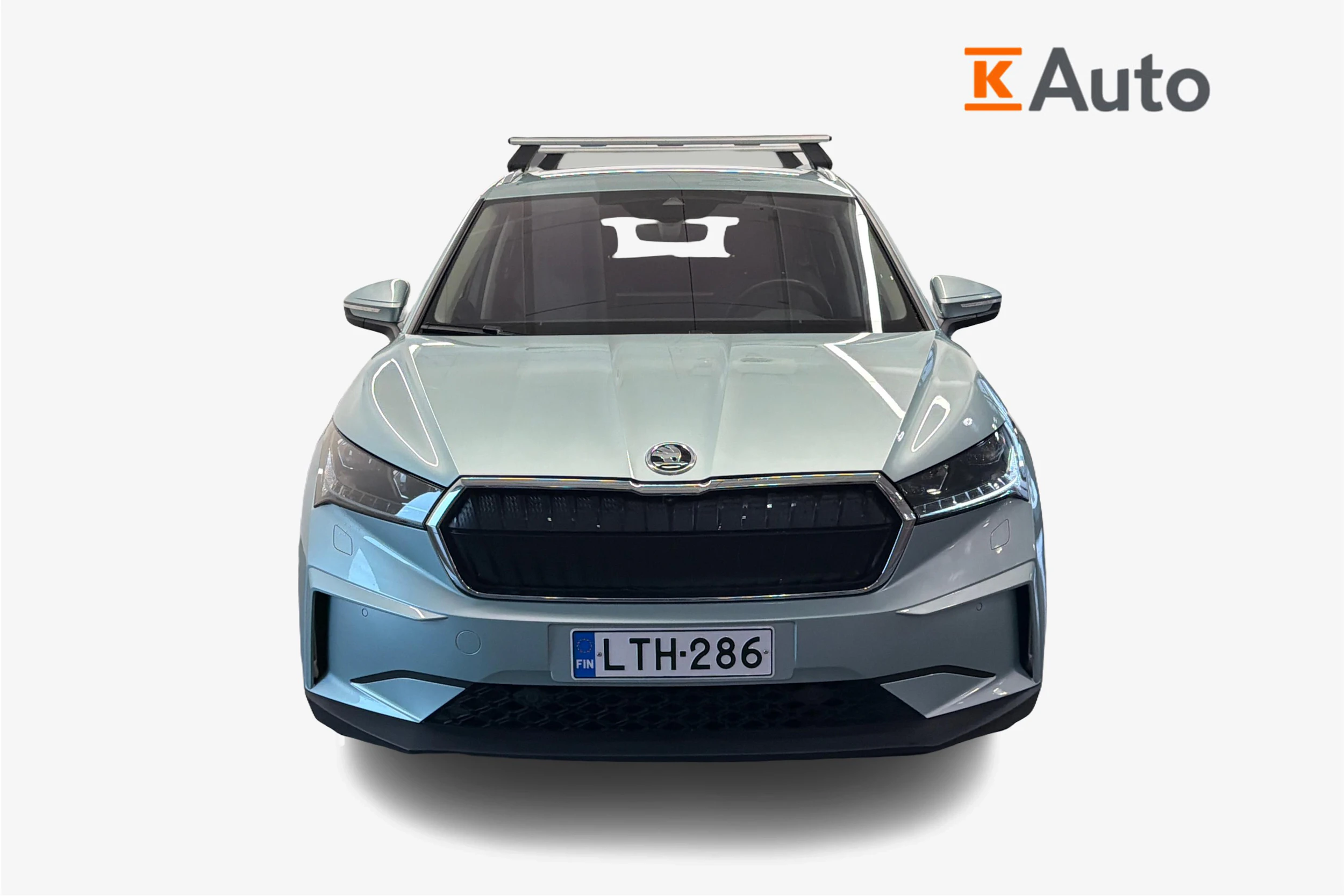 harmaa Skoda Enyaq 2022 kuva 5.
