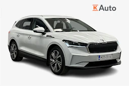 valkoinen Skoda Enyaq 2022 kuva 1.