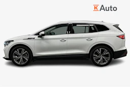 valkoinen Skoda Enyaq 2022 kuva 5.