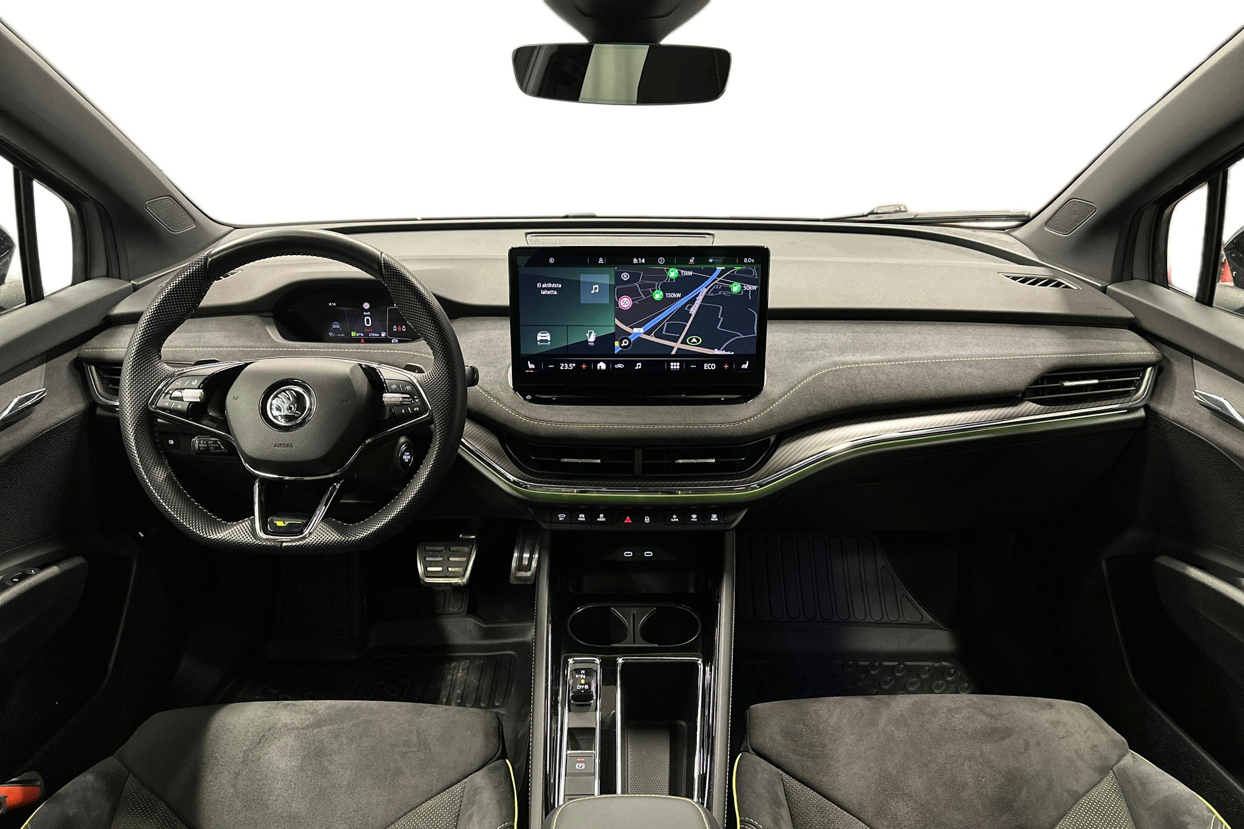 harmaa Skoda Enyaq 2022 kuva 9.