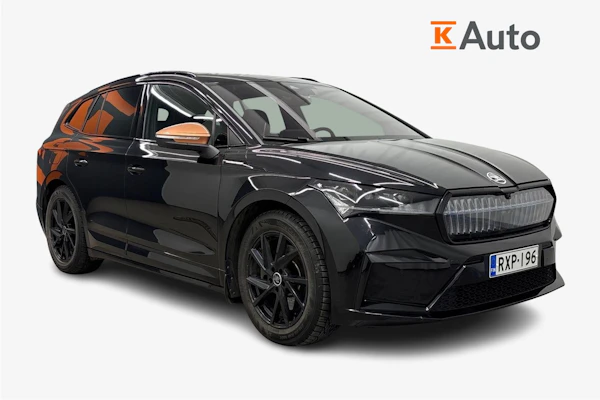 Skoda Enyaq 80x 4x4 iV "Founders Edition" | SOH:93,9% | Lämpöpumppu | Vetokoukku | Crystal facemask |