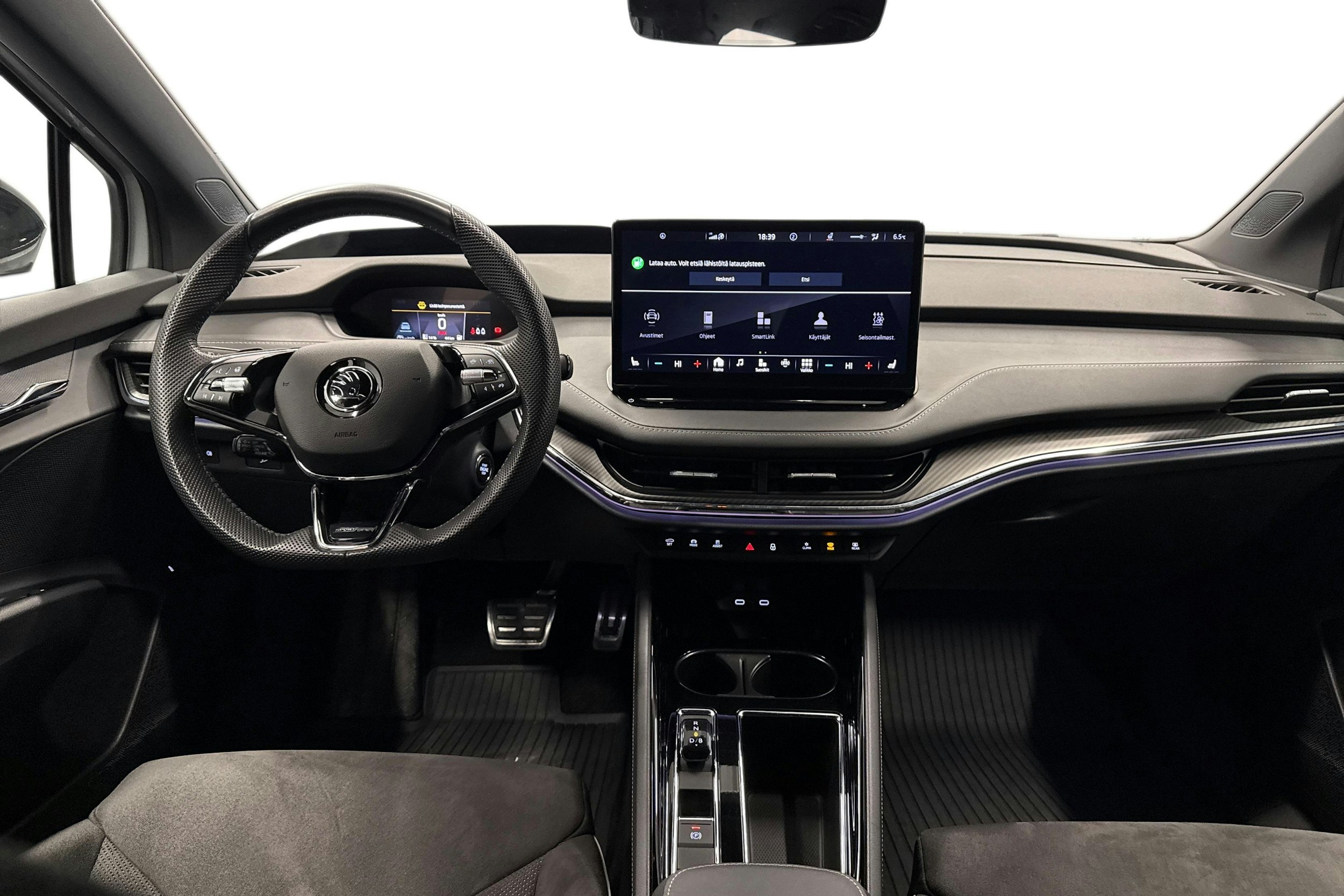 harmaa Skoda Enyaq 2022 kuva 9.