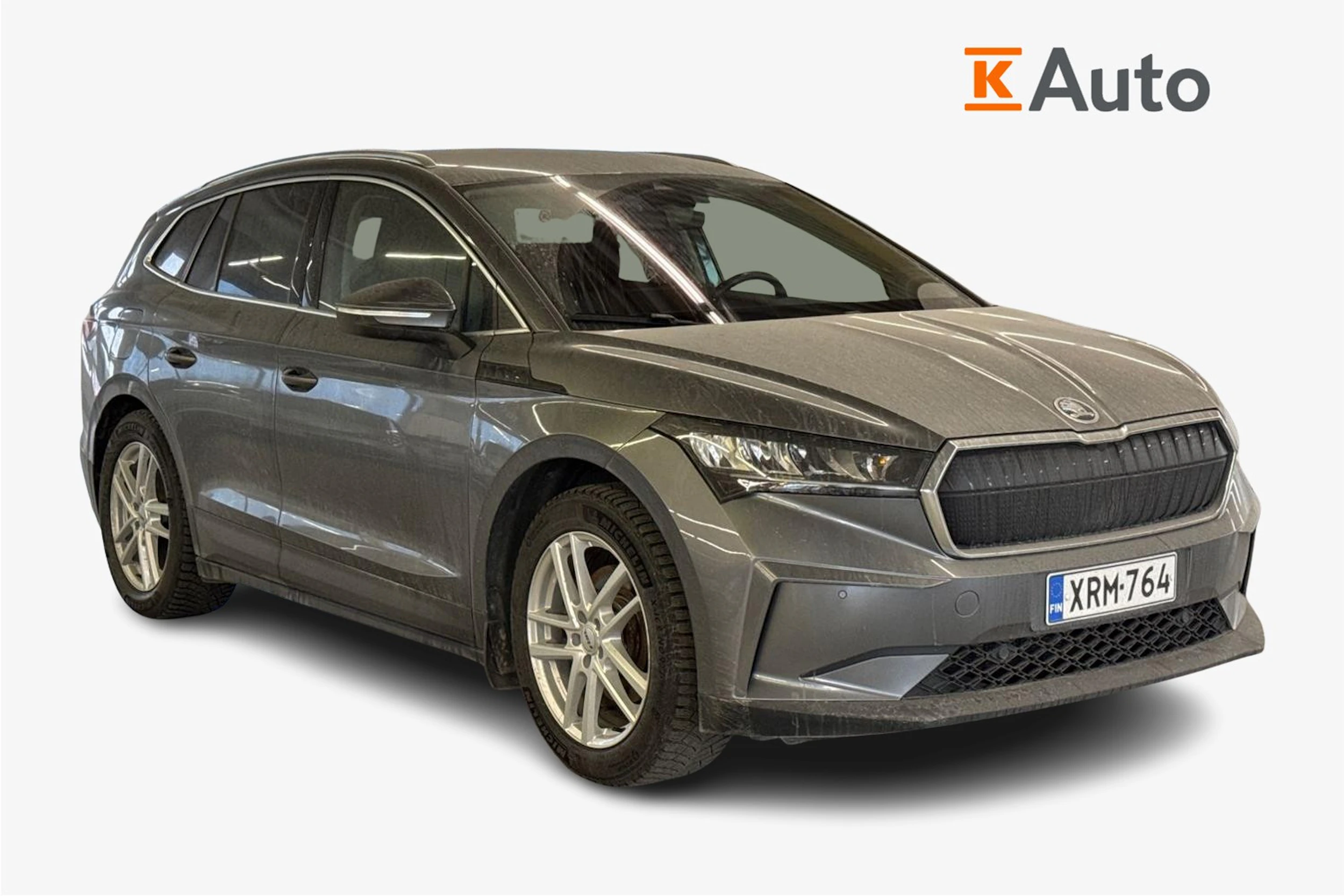harmaa Skoda Enyaq 2022 kuva 1.