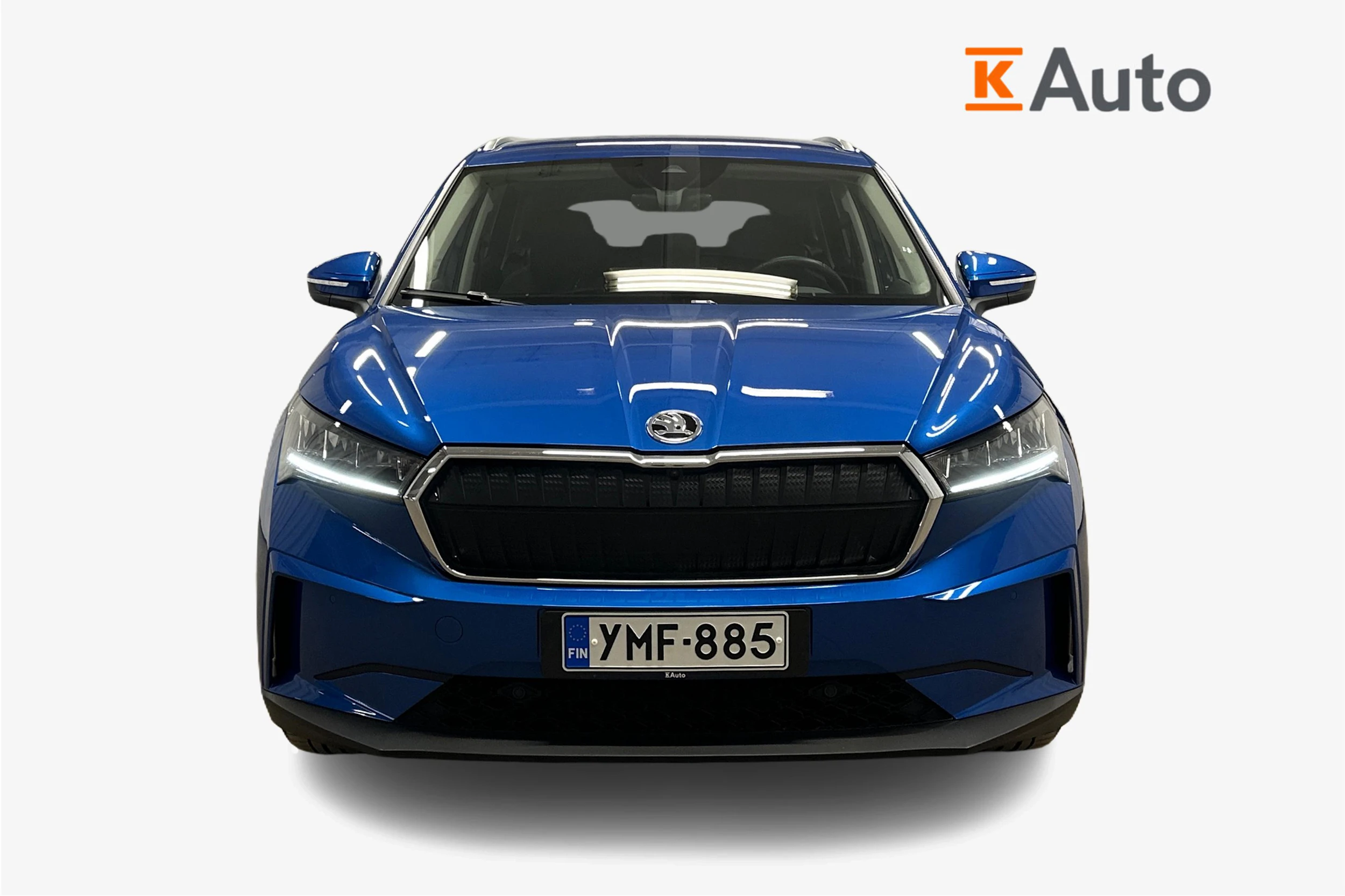 sininen Skoda Enyaq 2022 kuva 4.