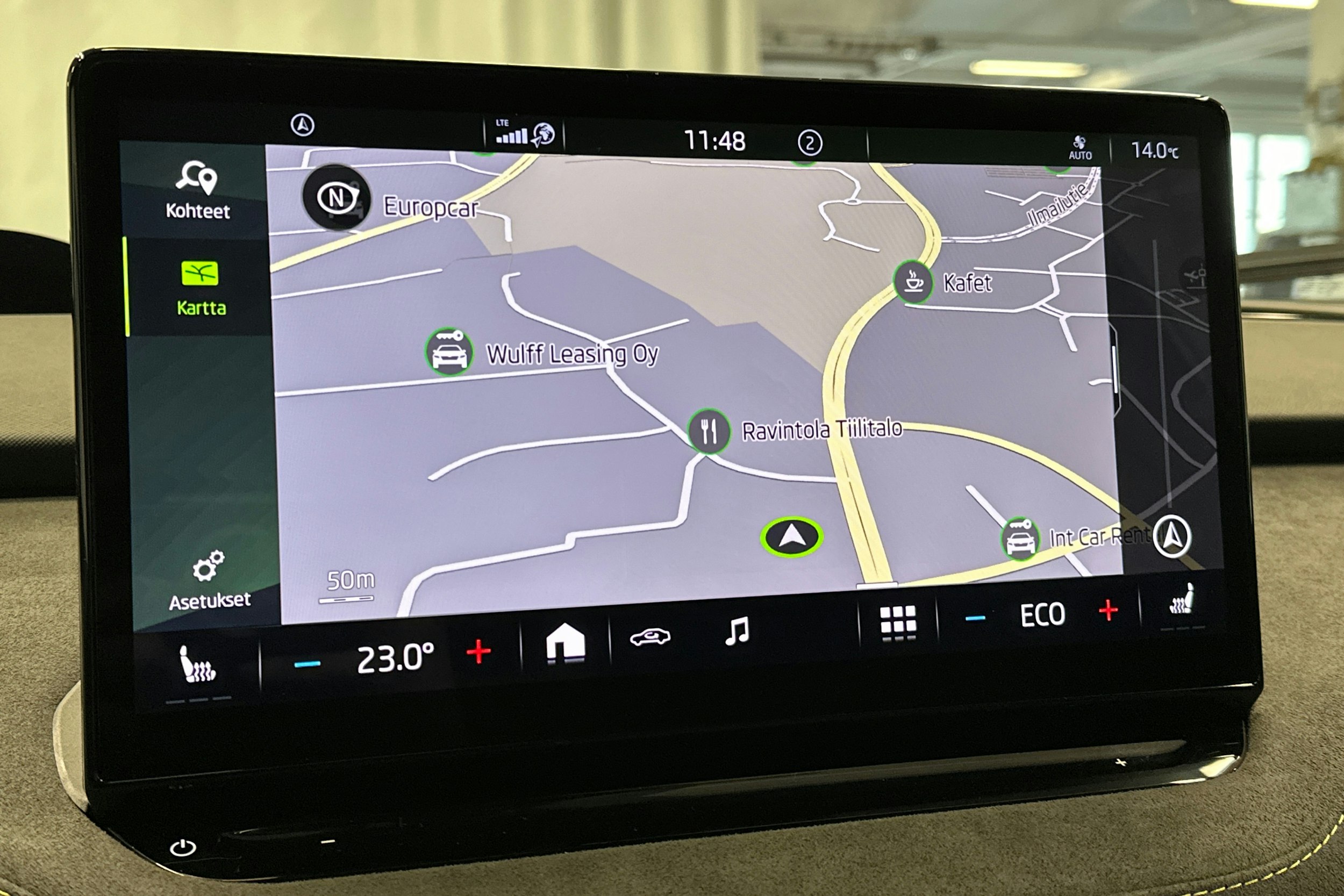 sininen Skoda Enyaq 2022 kuva 24.