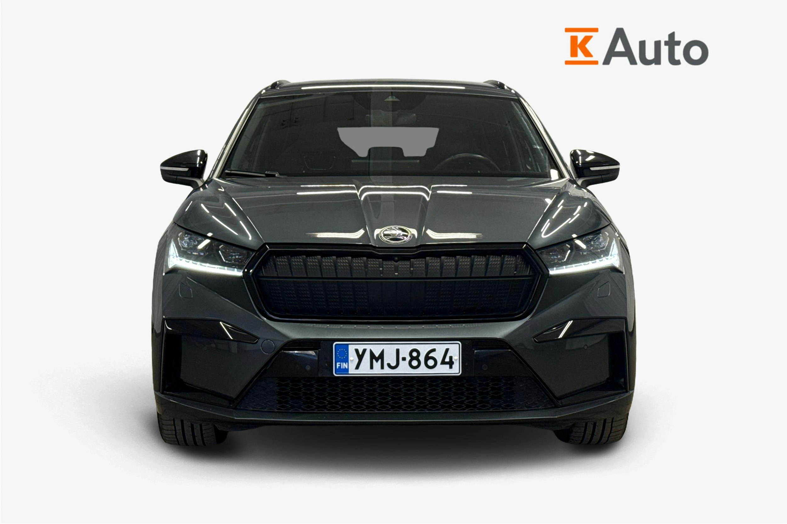 harmaa Skoda Enyaq 2022 kuva 5.