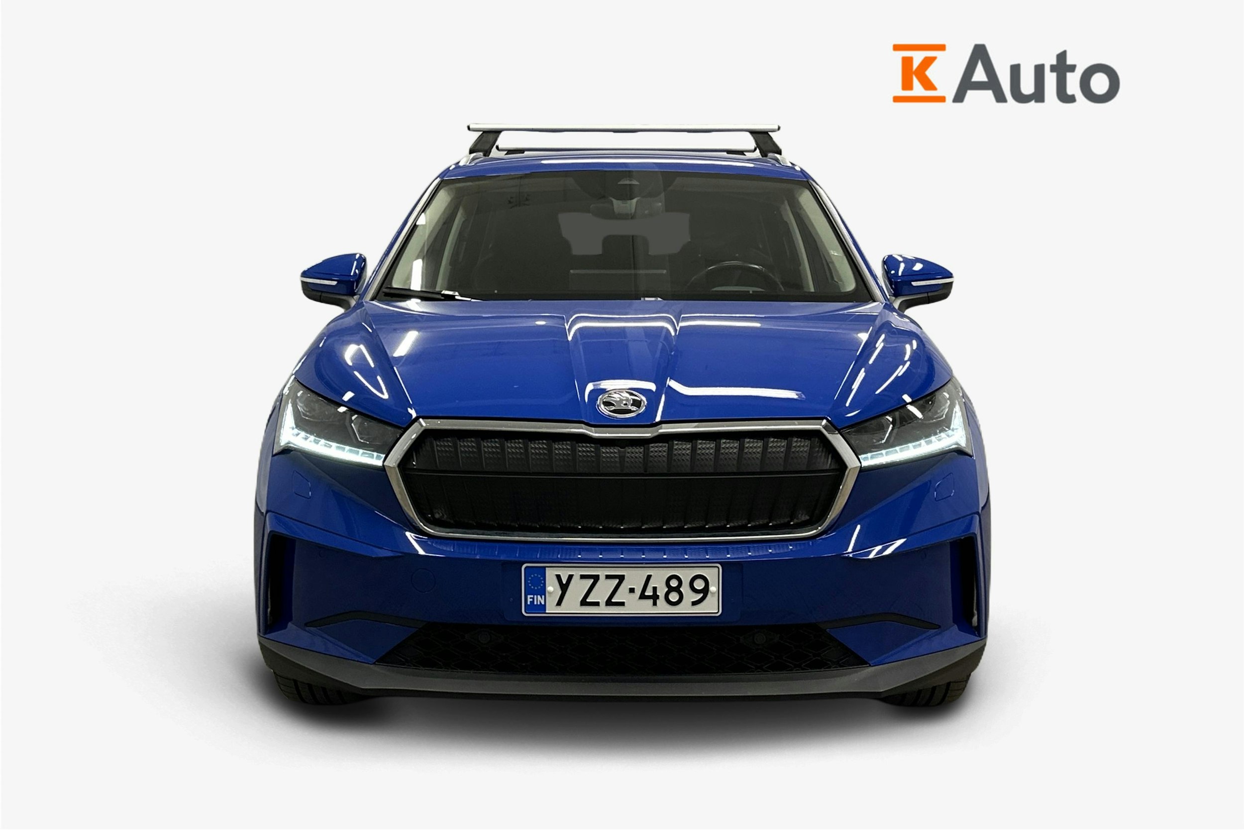 sininen Skoda Enyaq 2022 kuva 5.