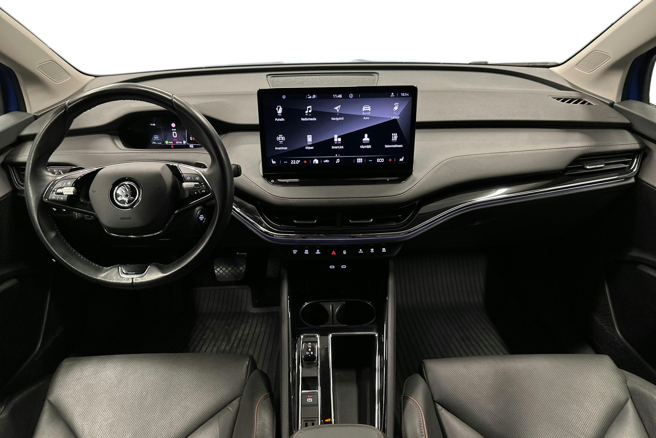 sininen Skoda Enyaq 2022 kuva 9.