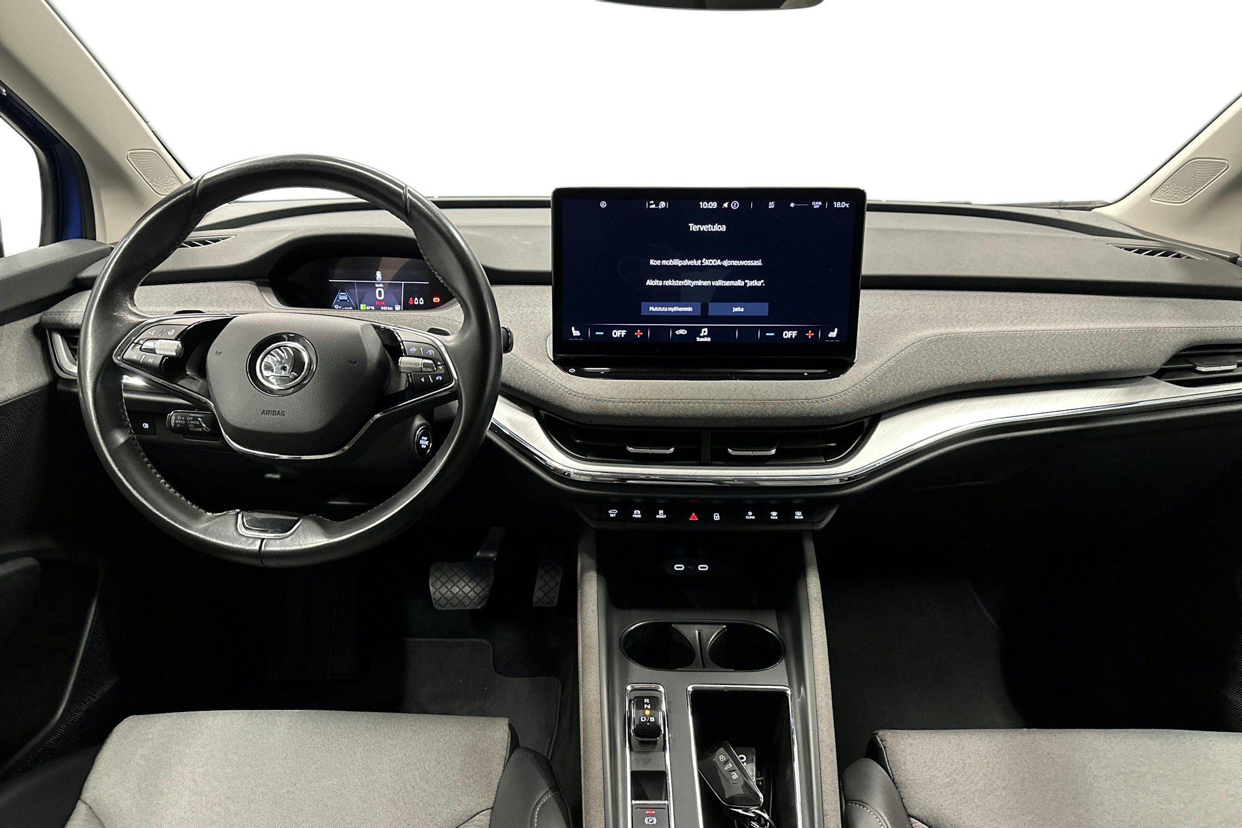 sininen Skoda Enyaq 2022 kuva 9.