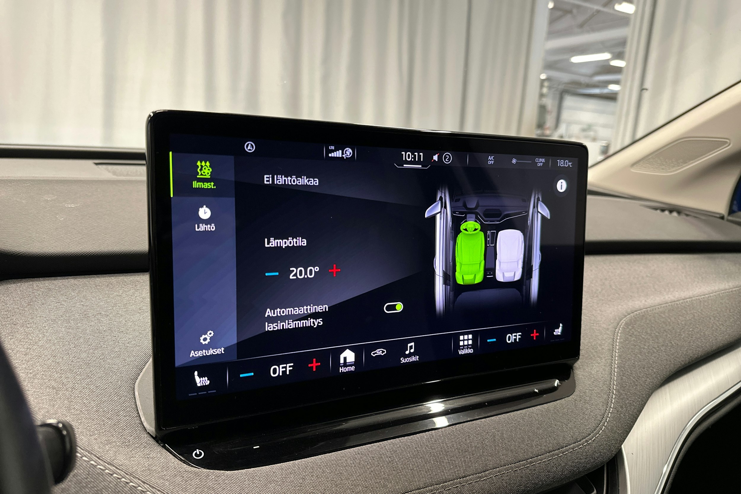 sininen Skoda Enyaq 2022 kuva 23.