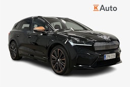 musta Skoda Enyaq 2022 kuva 1.