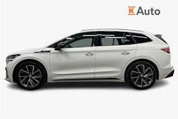 valkoinen Skoda Enyaq 2022 kuva 6.