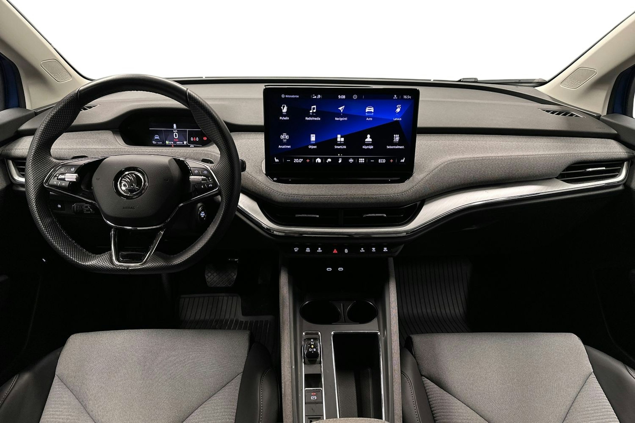sininen Skoda Enyaq 2022 kuva 9.