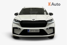 valkoinen Skoda Enyaq 2022 kuva 5.