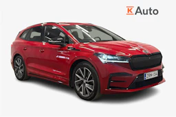 punainen Skoda Enyaq 2022 kuva 1.