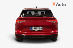 punainen Skoda Enyaq 2022 kuva 4.