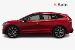 punainen Skoda Enyaq 2022 kuva 7.