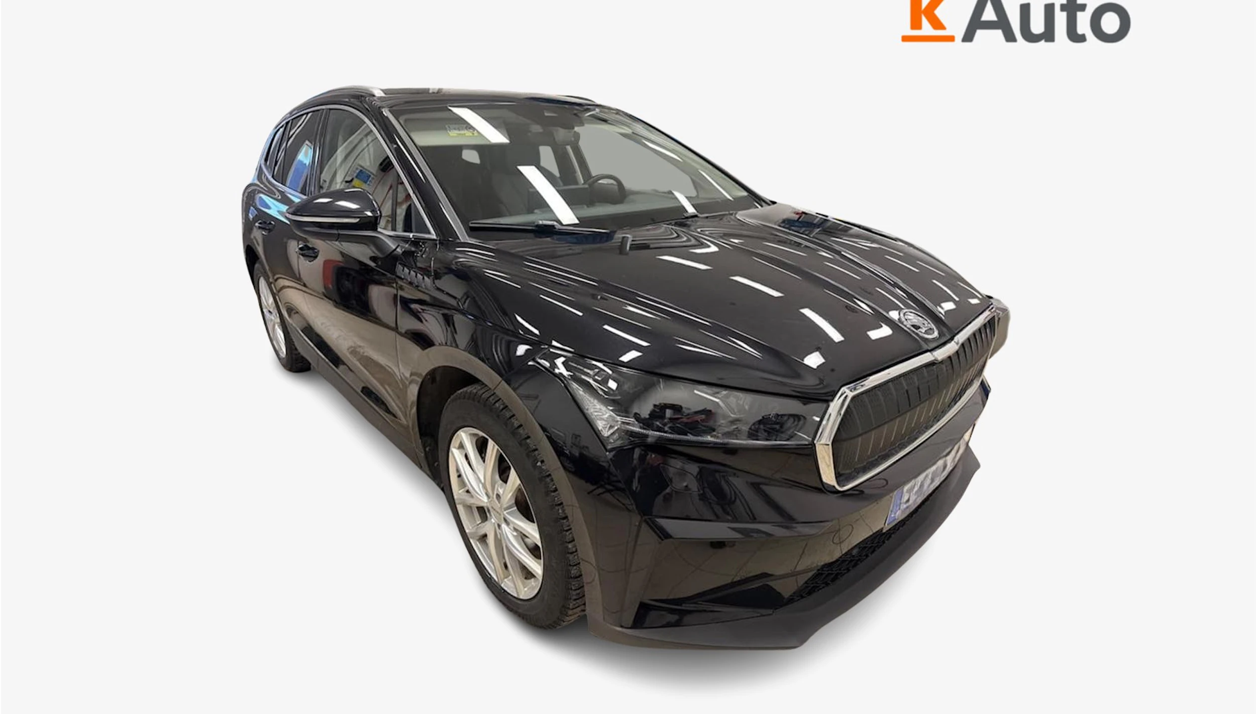 musta Skoda Enyaq 2023 kuva 1.