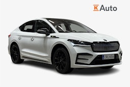 Valkoinen Skoda Enyaq 2023 kuva 1.