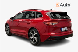 punainen Skoda Enyaq 2023 kuva 2.