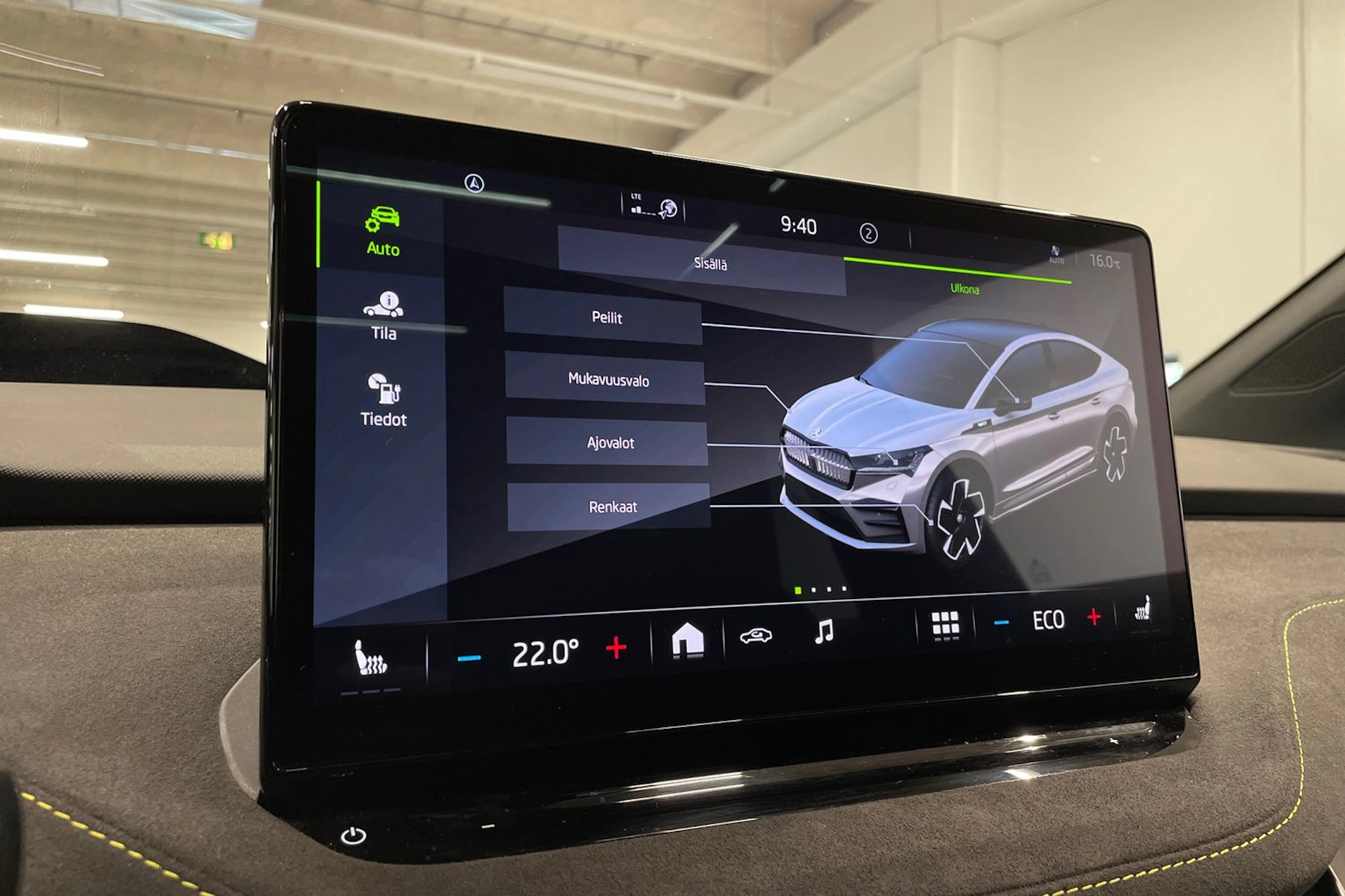 Sininen Skoda Enyaq 2023 kuva 23.