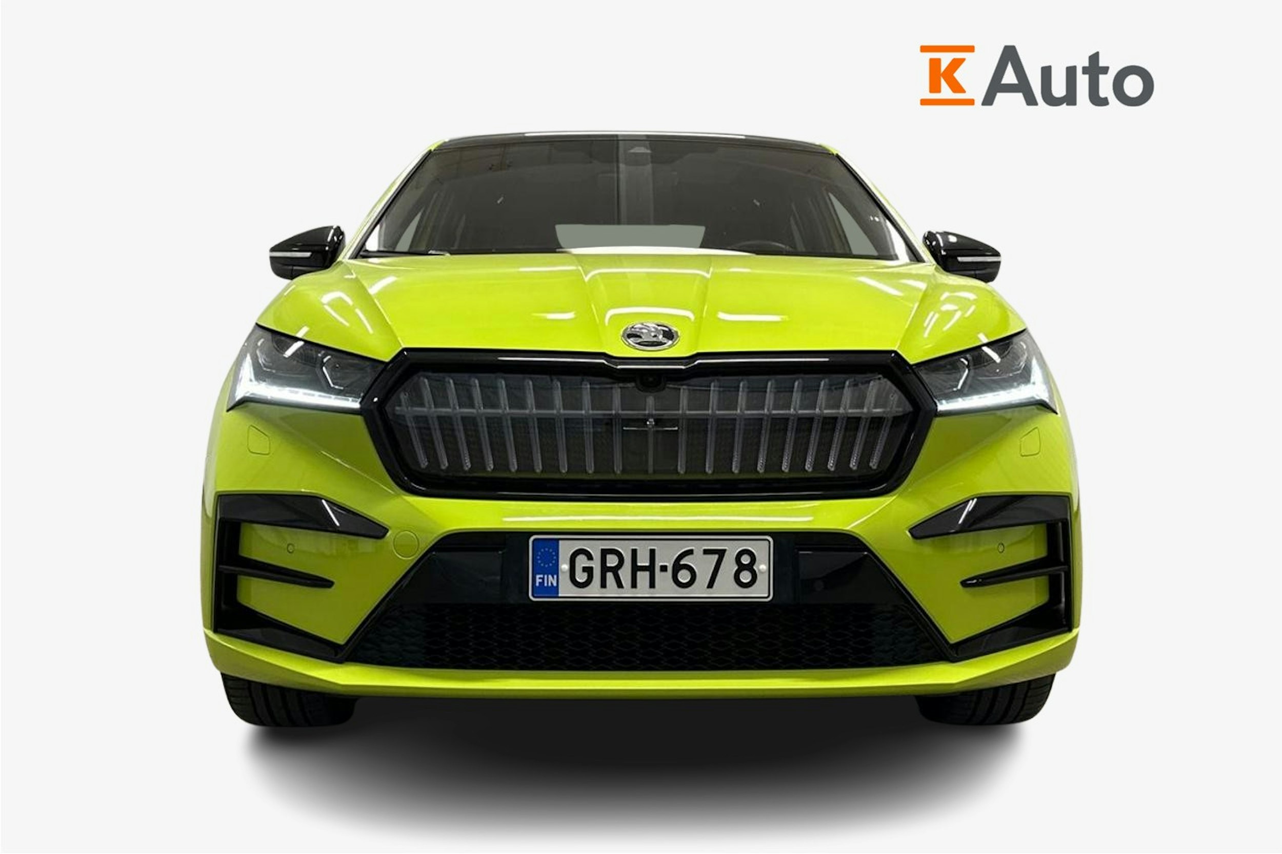 vihreä Skoda Enyaq 2023 kuva 4.