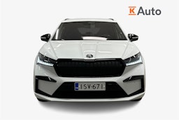 valkoinen Skoda Enyaq 2023 kuva 4.