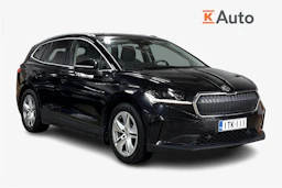 Musta Skoda Enyaq 2023 kuva 1.